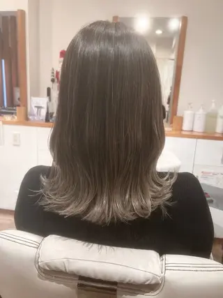 ロング カラー アザマ　ヤスカツ _rosso 川口のヘアスタイル