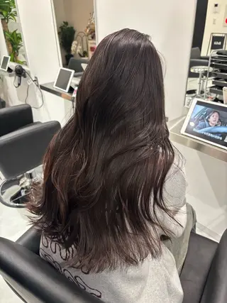 ロング カラー 🎀透明感× 赤み消し🎀正源のヘアスタイル