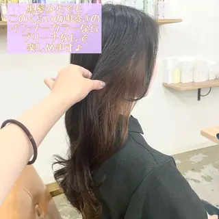 ロング カラー 似合わせスタイル🪮 🌿まなべさとみ🌿のヘアスタイル