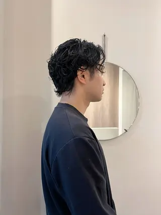 パーマ メンズ 竹内 穂乃佳のヘアスタイル