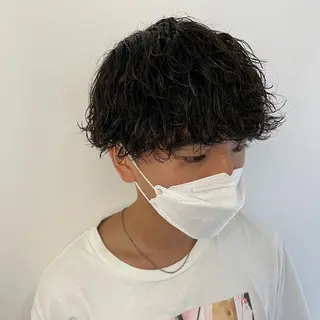 ショート カラー パーマ メンズ 🔥メンズカラー🔥 セヤシュウヘイのヘアスタイル