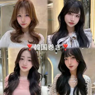 ロング 縮毛矯正・似合わせ タナカ レイヤのヘアスタイル