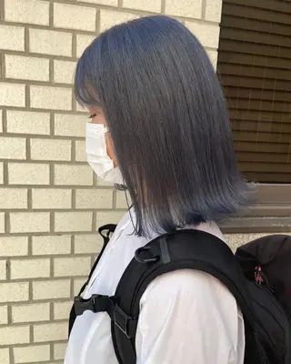 ミディアム FERIA梅田🖤 透明感カラー🎀のヘアスタイル
