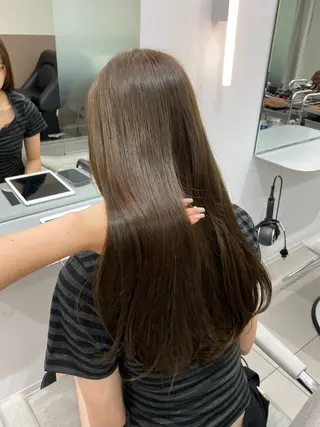 セミロング 透明感color♡ Ibukiのヘアスタイル