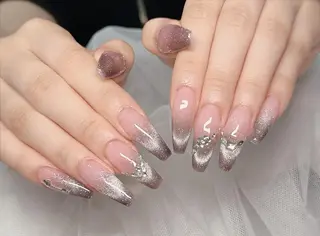 ロング カラー yuna ユナのネイルデザイン