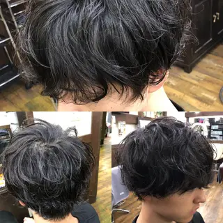 ショート メンズ PSY(サイ)池袋 金田尚久🎨のヘアスタイル