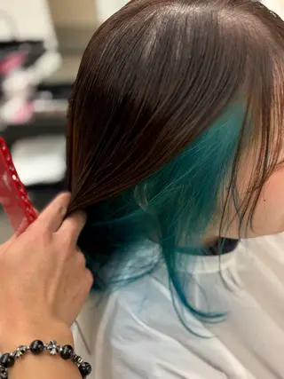 ミディアム カラー 香西 智也のヘアスタイル