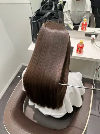 セミロング 美髪特化✨ 伊織✨縮毛矯正✨のヘアスタイル