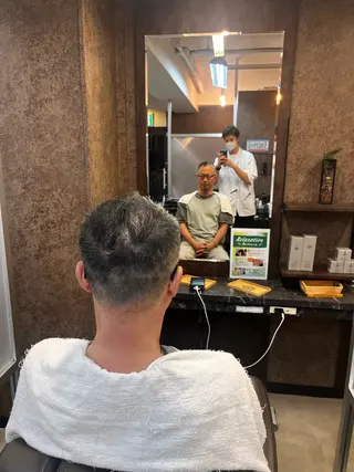 ショート メンズ 清水 寧生のヘアスタイル