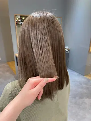 ミディアム カラー Tamagawa Sakiのヘアスタイル