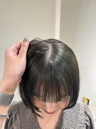 カラー 中澤 眸乃のヘアスタイル