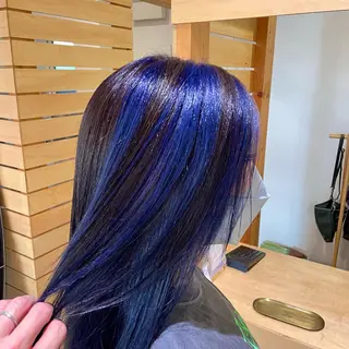 セミロング カラー ✨髪質改善🎨 杉本賢人のヘアスタイル