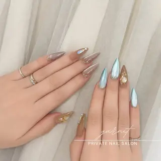ロング Garnet nailのネイルデザイン