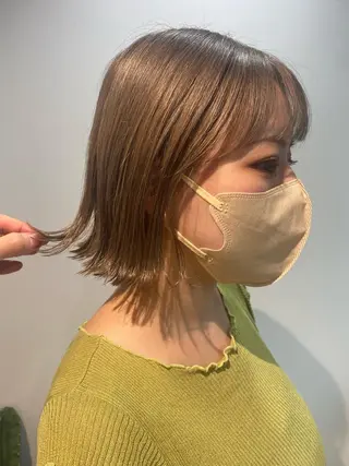 ショート ハッシュカット /レイヤー/大阪中津のヘアスタイル