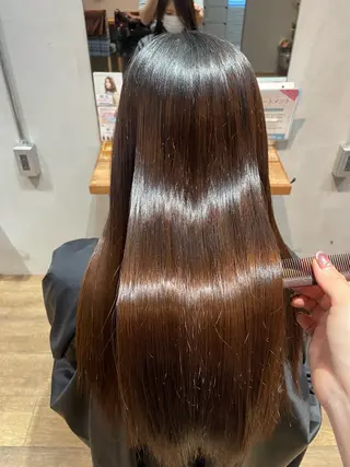 ロング 💘韓国レイヤー上 品カラーruru💘のヘアスタイル