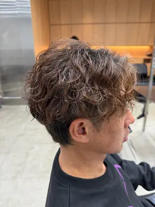 パーマ メンズ fifth天神 パーマ特化/石橋航海のヘアスタイル