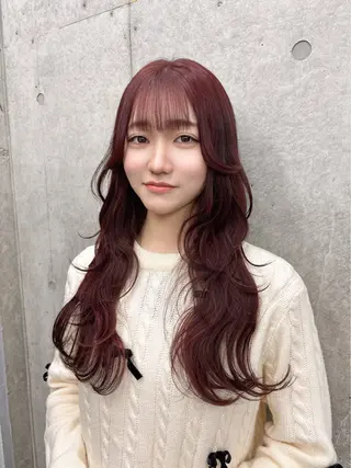 ロング すぐ巻ける縮毛矯正 🍀勝倉　麗のヘアスタイル