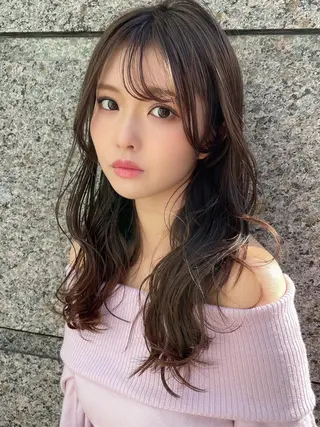 ミディアム カラー 宮澤 タケル ミディアムヘアのヘアスタイル