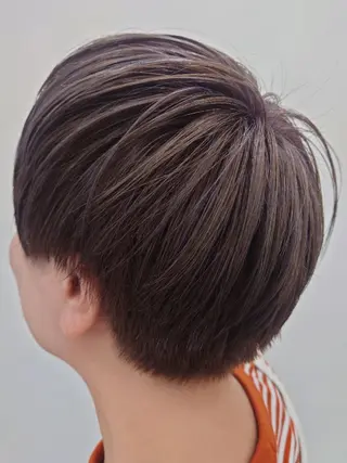 カラー ショート 酸性ストレート/豊橋 市/湖西市/山本あづのヘアスタイル