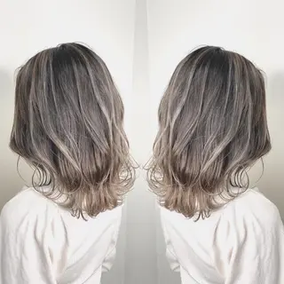 ミディアム カラー AI 高田馬場店のヘアスタイル