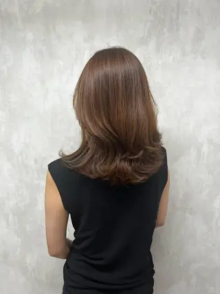 ミディアム カラー ヘアアレンジ 韓国肌管理 ウプエステティックのエステ・リラクイメージ