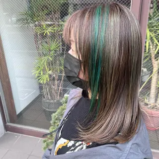 ミディアム Glanz hair 坂牛匠のヘアスタイル