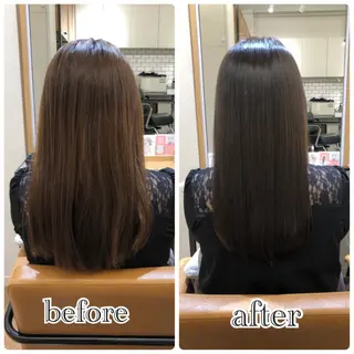 ロング カラー elements所属・榎 菜摘のヘアスタイル