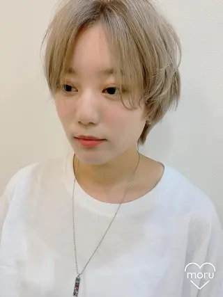 ショート カラー リリー /Men's/パーマのヘアスタイル