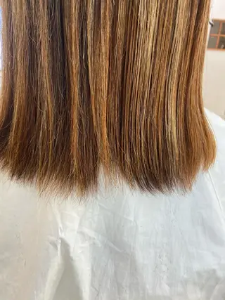 ミディアム 髪質改善・修復 成瀬由賀里のヘアスタイル