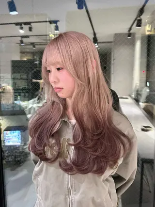 カラー YUI デザインカラーのヘアスタイル