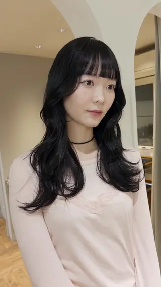 ミディアム カラー じゅわっと暖色カラー 🍊Moemiのヘアスタイル