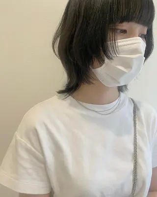 ショート カラー MARU パーマ/レイヤーのヘアスタイル