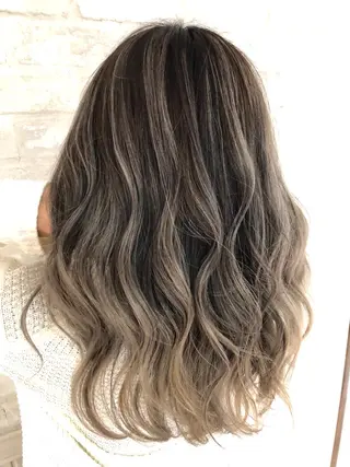 セミロング 白井 秀太郎のヘアスタイル