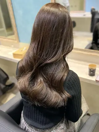 ロング カラー 透明感カラー🎀 みゆうのヘアスタイル