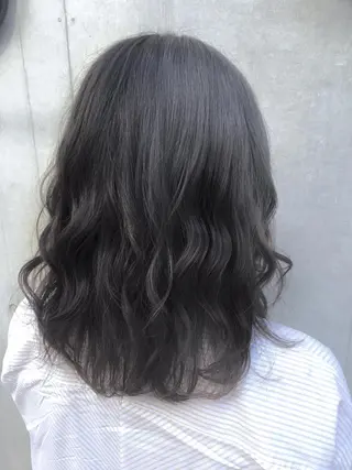 セミロング カラー ✨髪質改善縮毛矯正✨ 宇田川修平のヘアスタイル