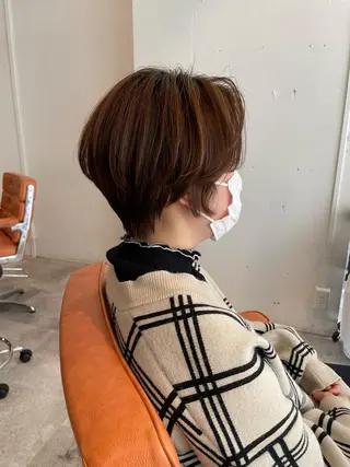 ショート 久保田 千尋のヘアスタイル