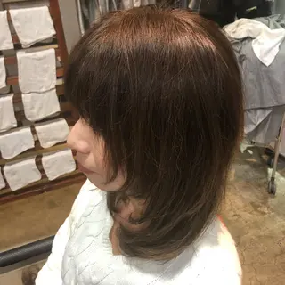 セミロング 似合わせ🩵悩んだら 💭KAE 🫟のヘアスタイル