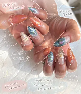 ネイル 東京あきる野市ネイル ✿ ｙｕiのネイルデザイン