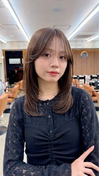 ミディアム カラー 🎀asumi/艶カ ラー/ボブ/ショートのヘアスタイル