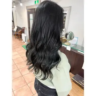 ロング カラー ヘアアレンジ 🦋エクステ/透明感 カラー🦋宮川莉央のヘアスタイル