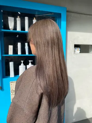 ロング カラー 中西 彩愛のヘアスタイル