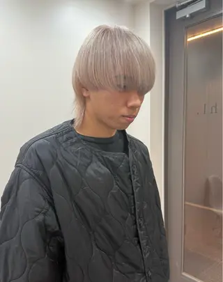 メンズ ボブ/ハイトーン/ foto miyu☆のヘアスタイル