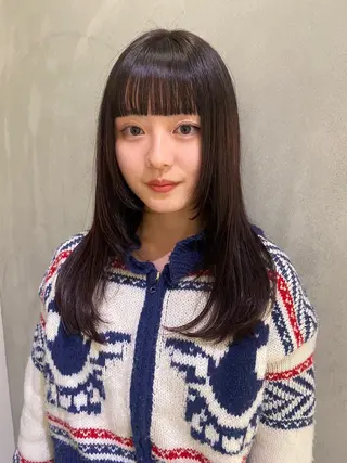 ロング いとう ほのかのヘアスタイル