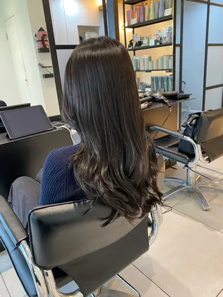 ロング カラー 梅田美容室 SPADICユヅキ♠のヘアスタイル