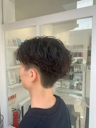 パーマ メンズ なりたいを叶える /町野 朝哉のヘアスタイル