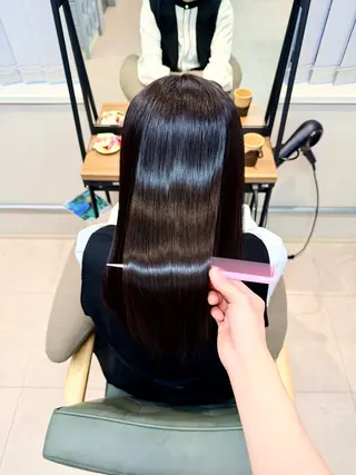 ロング 縮毛矯正/髪質改善 /SATOKOのヘアスタイル