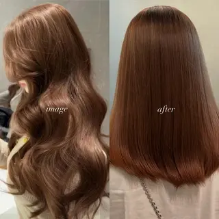 カラー 宮島 華湖のヘアスタイル