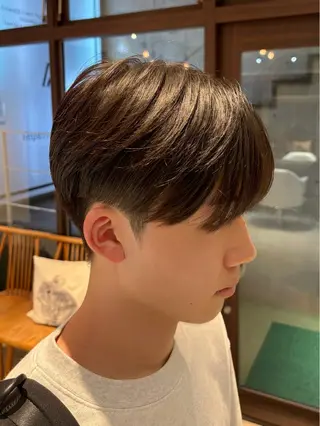 ショート メンズ カルマパーマ韓国ヘア shiryuのヘアスタイル