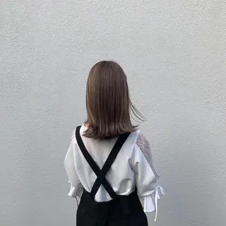 セミロング カラー ENORE 青山店所属・🫧縮毛矯正専門店/ 髪質改善プロ直輝🫧のヘアスタイル