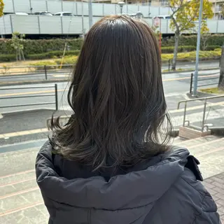 ミディアム やまぐち もえかのヘアスタイル